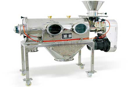 臥式氣流篩進(jìn)料口出現(xiàn)飛料怎么辦？