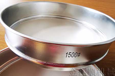 深圳某新能源技術有限公司在我公司訂購的1500目標準檢驗篩發(fā)貨通知